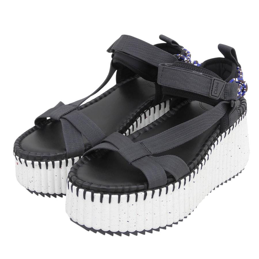 Chloe' クロエ マクラメ　プラットフォームサンダル　厚底 Chloe（クロエ） 美品 NAMA プラットフォームサンダル レディース