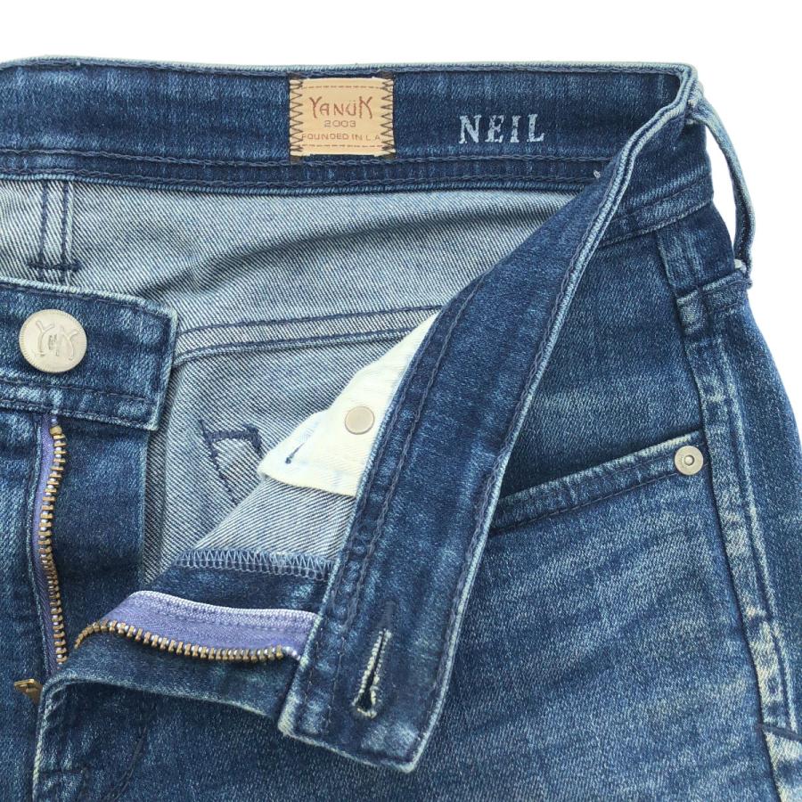 【新品タグ付き】YANUK NEIL ストレッチ スリム デニム パンツ 31 デニムパンツ YANUK / NEIL インディゴデニム