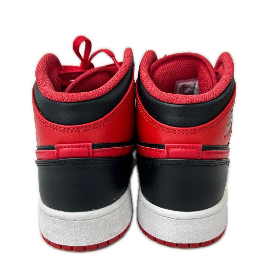 NIKE（ナイキ） 新品同様 DQ8423-060 AIR JORDAN 1 MID GS Bred Toe