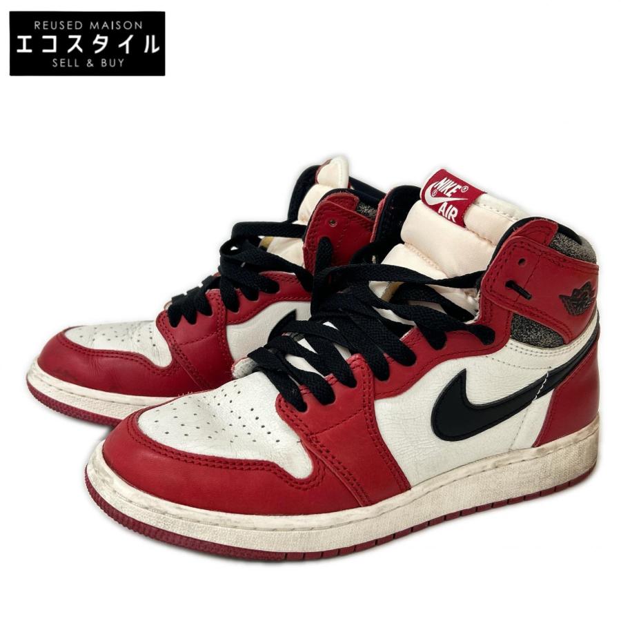 NIKE ナイキ ｘCHICAGO シカゴ FD1437ー612 AIR JORDAN 1 RETRO HIGH OG GS ハイカットスニーカー 24.5 NIKE（ナイキ） xCHICAGO シカゴ FD1437ー612 AIR JORDAN 1 RETRO