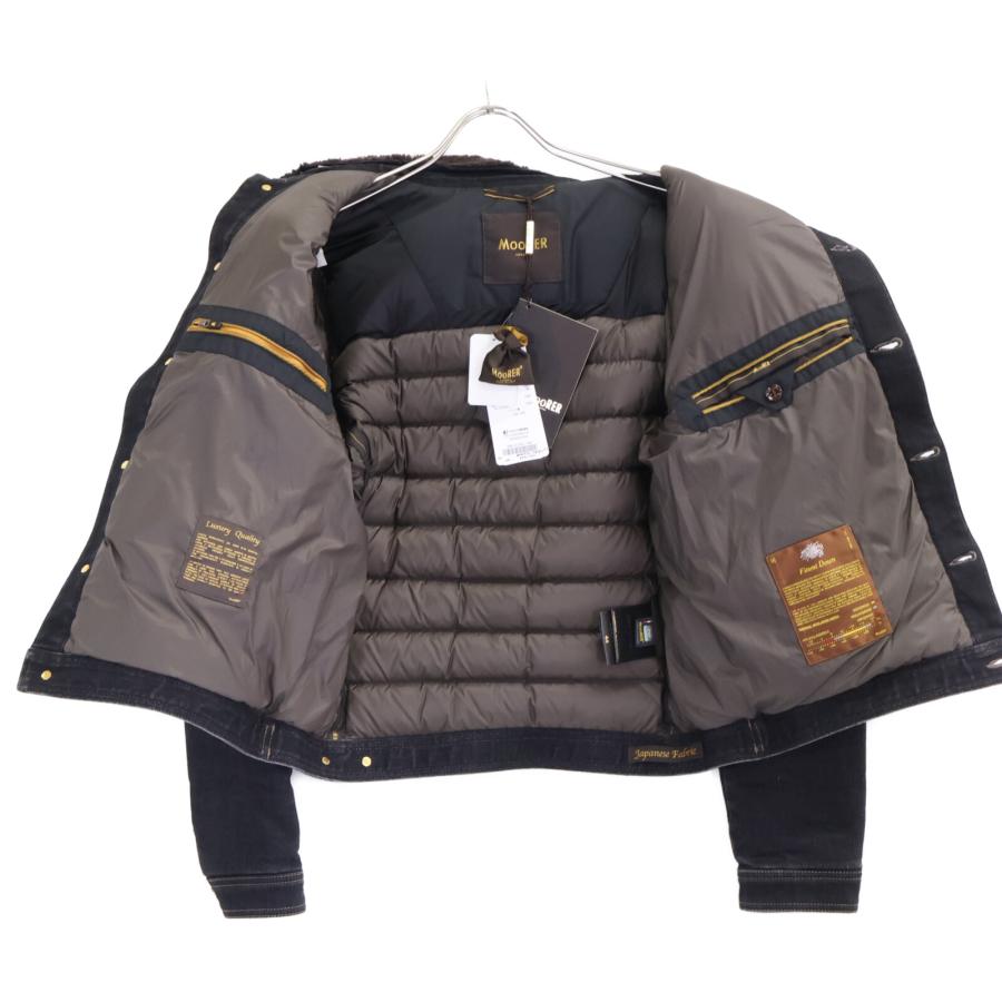 新品未使用 国内正規 MOORER ムーレー MONDOR FUR-106S デニム切替