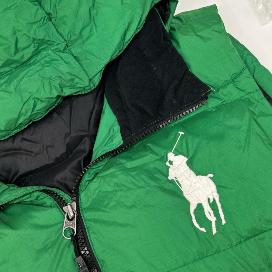 POLObyRalphLauren ポロラルフローレン グリーン USA ビックポニー ダウンベスト 4XL　BIG POLObyRalphLauren ポロラルフローレン グリーン USA ビックポニー