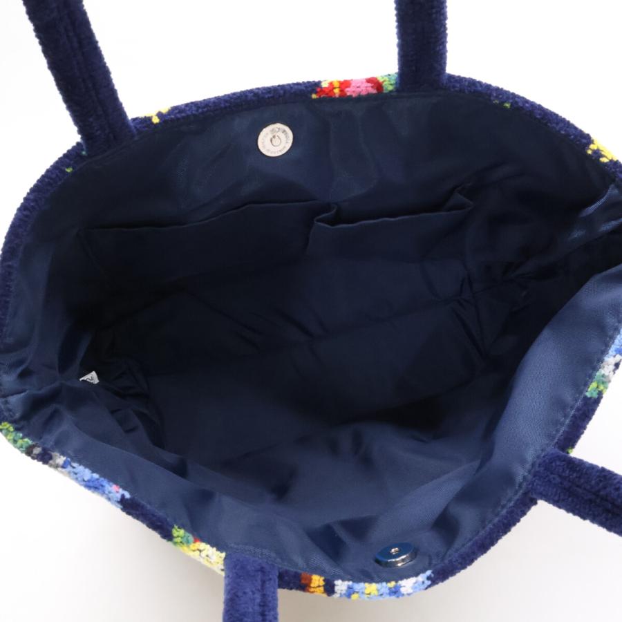 フェイラー　ハイジフレンズフォレスト　トートバッグ　ネイビー 美品/ FEILER フェイラー ハイジフレンズフォレスト トートバッグ