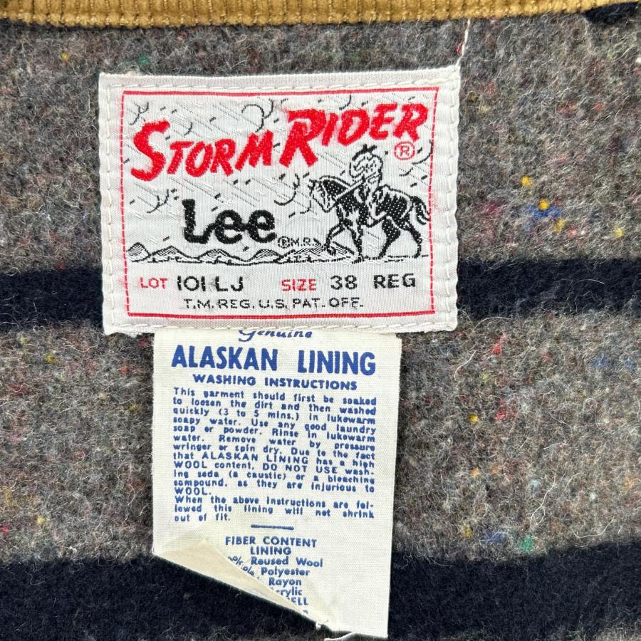 Lee（リー） 101LJ インディゴ アラスカンライニング 復刻 ストーム