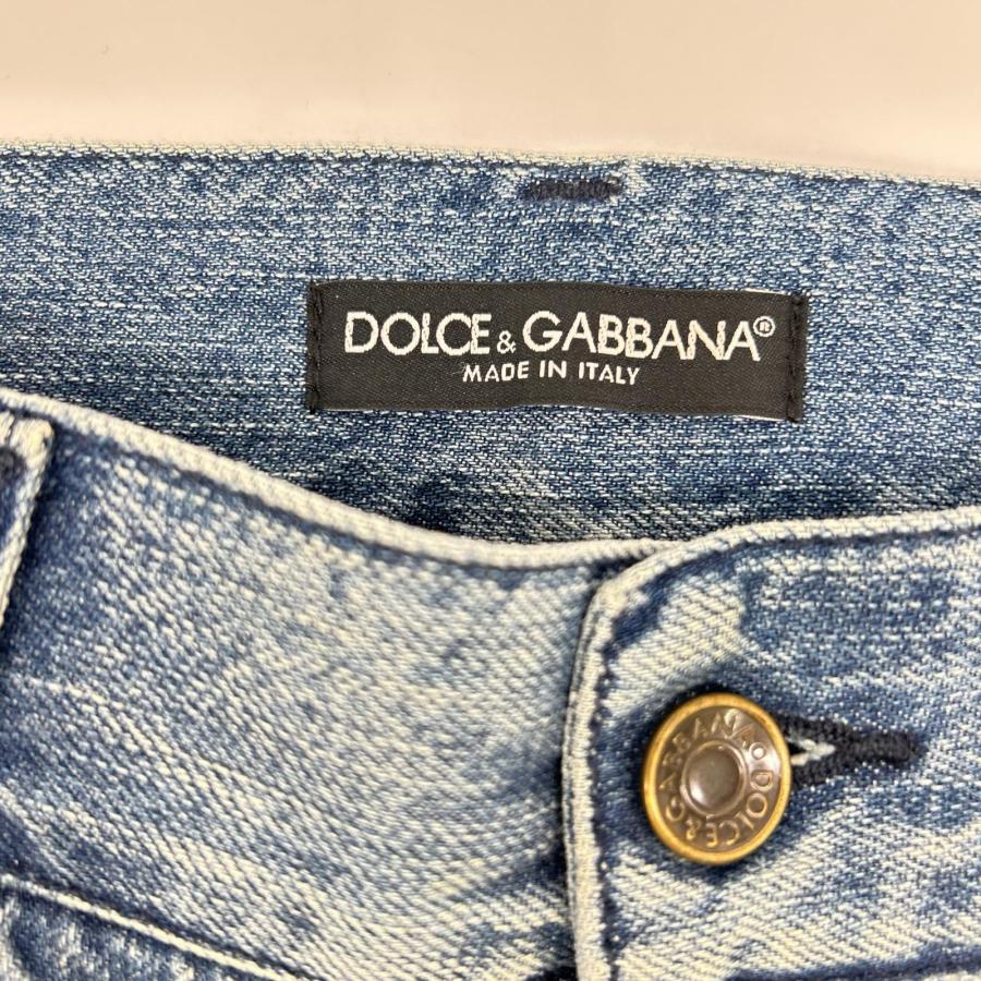 DOLCE&GABBANA ライトブルーダメージデニム DOLCE&GABBANA ドルチェアンドガッバーナ G3RZTD ライトブルー