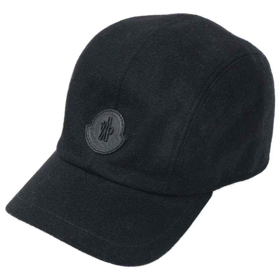MONCLER（モンクレール） 美品/ BERRETTO ウール レザーロゴワッペン 