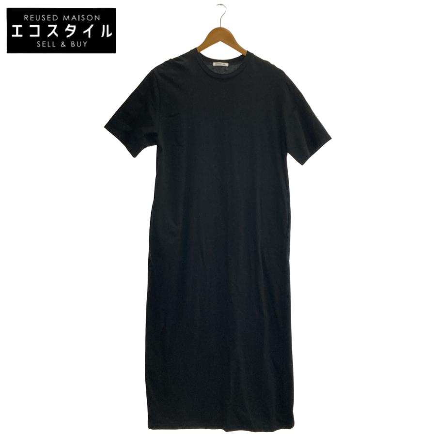 EVERYDAY I LIKE. ミニマルTシャツドレス ブラック フリーサイズ EVERYDAY I LIKE. EVERY DAY I LIKE エブリデイアイライク 24SS