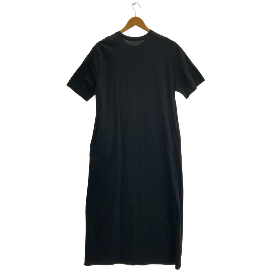 EVERYDAY I LIKE. ミニマルTシャツドレス ブラック フリーサイズ EVERY DAY I LIKE エブリデイアイライク 24SS ブラック コットン