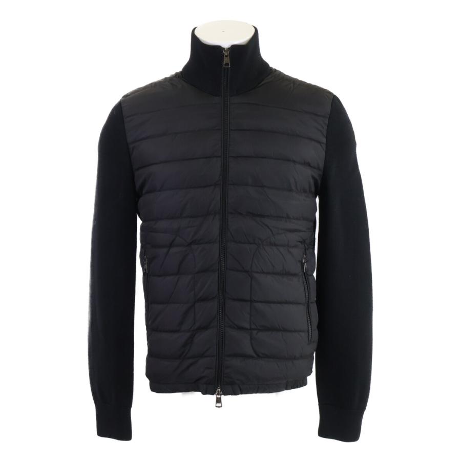 美品　MONCLER モンクレール PETY andドッキングブルゾン MONCLER（モンクレール） F20919B50700 CARDIGAN TRICOT ニット切替