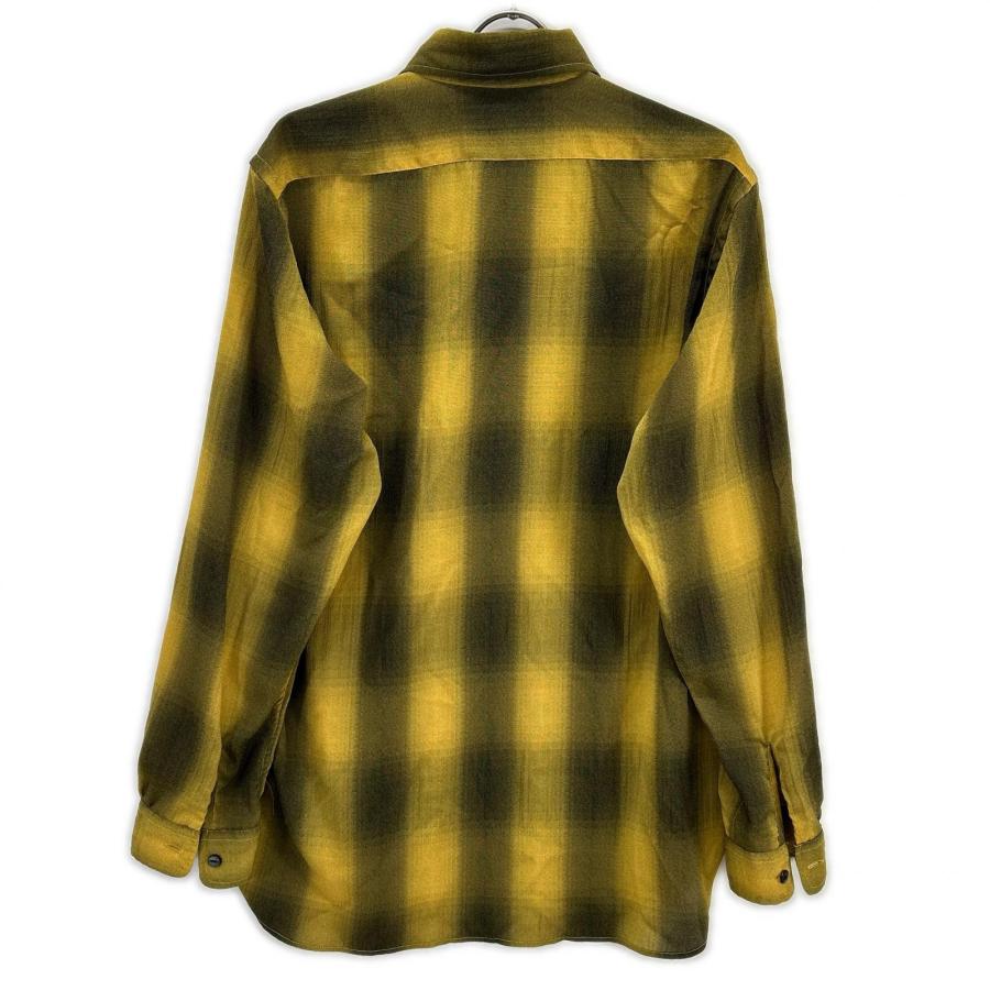 美品/ needles ニードルズ OT159 オンブレチェック 長袖ワークシャツ M