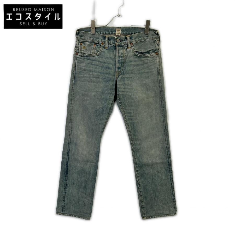 RRL ダブルアールエル ライトブルー フェード SLIM FIT JAPAN WOVEN 