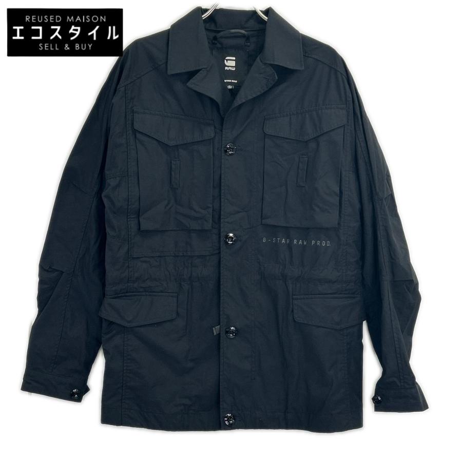 新品 G-STAR RAW ジースター ロゥ ソフトシェルジャケット 黒 G-STAR RAW ジースターロゥ ブラック ポプリン素材 コットン field