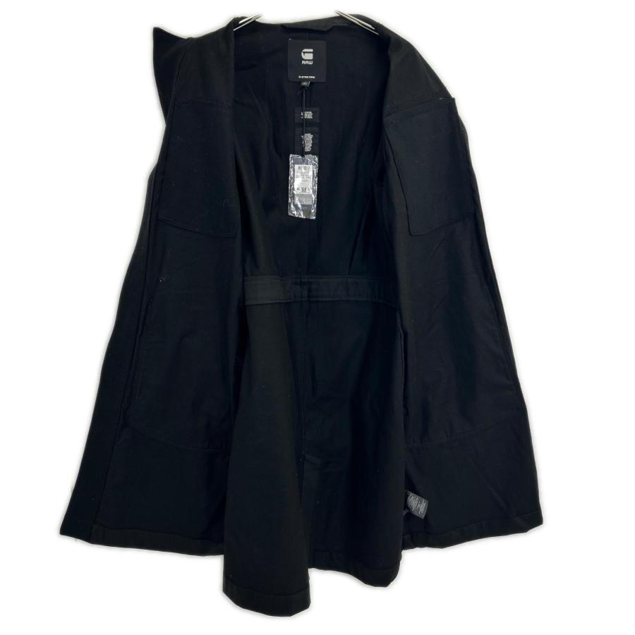 G-STAR RAW ジースターロゥ ブラック patched pocket trench/デニム