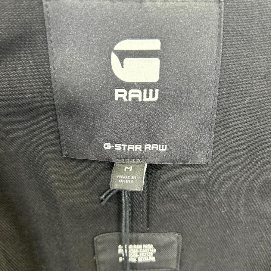 G-STAR RAW ジースターロゥ ブラック patched pocket trench/デニム
