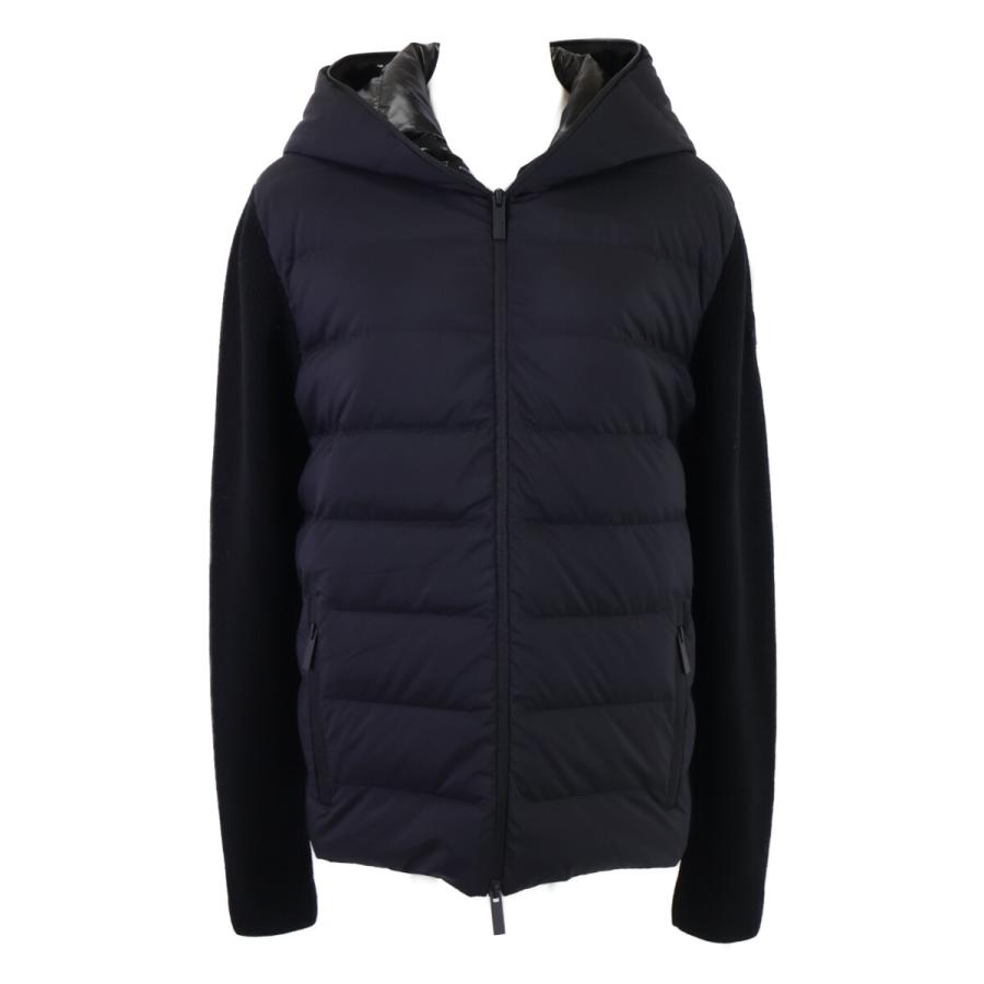 MONCLER（モンクレール） 美品 CARDIGAN TRICOT フードロゴ ニット切替