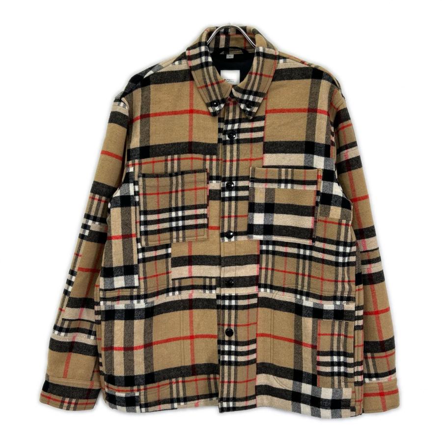 BURBERRY（バーバリー） ブラウン ノバチェック ウール CATERHAM BLOCK