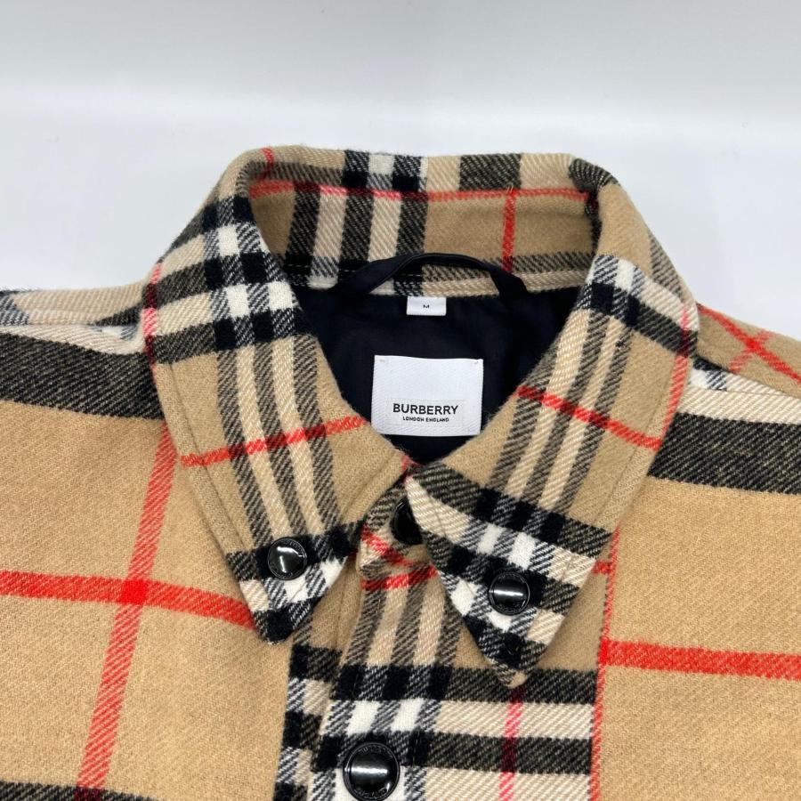 BURBERRY（バーバリー） ブラウン ノバチェック ウール CATERHAM BLOCK