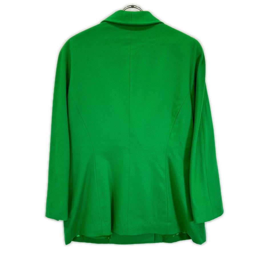 ESCADA（エスカーダ） 90s グリーン ウールカシミヤ 金ボタン ダブル