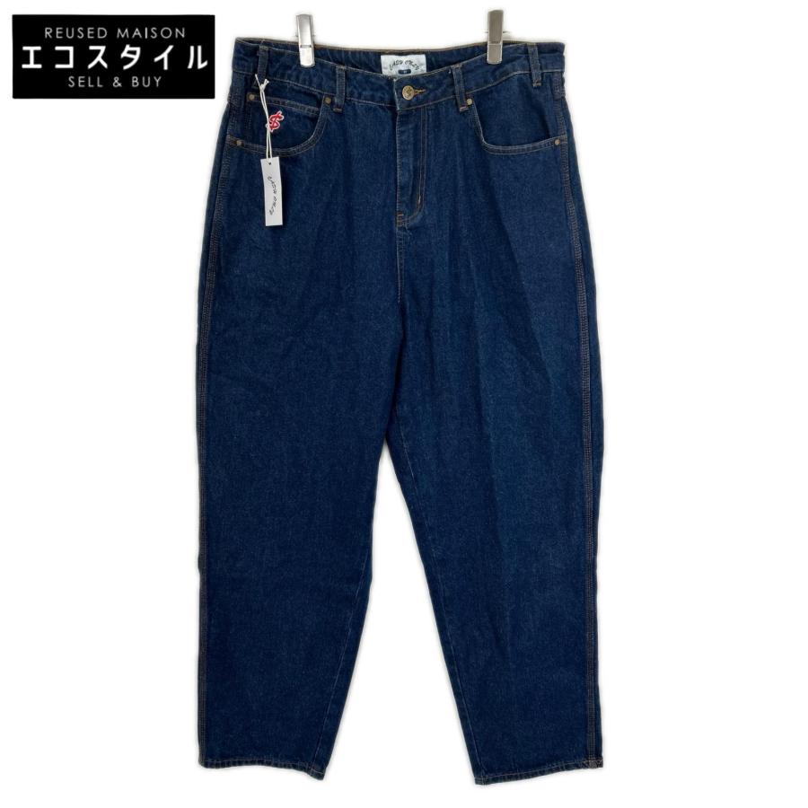CASH ONLY キャッシュオンリー インディゴ Logo Baggy Denim Jeans