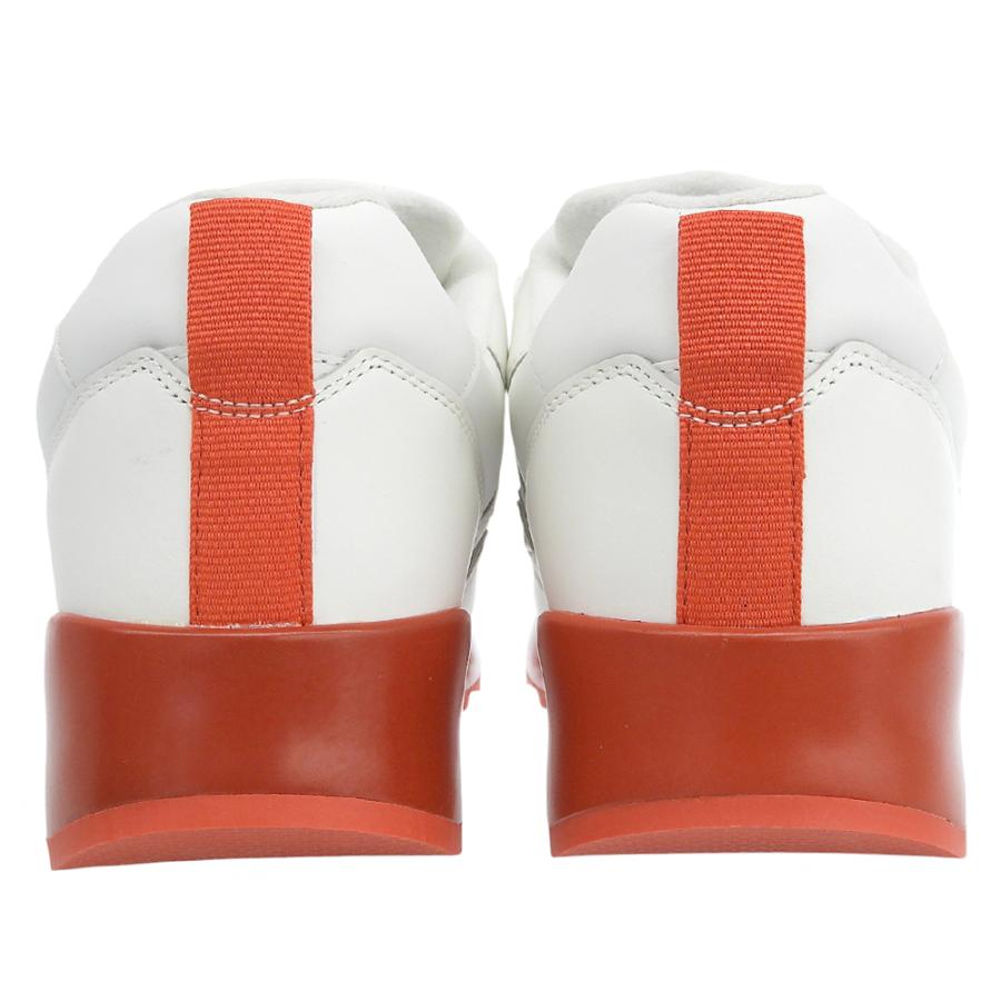 via sangacio にゅ〜ず　WHITE/ORANGE 未使用 via SANGACIO サンガッチョ にゅ〜ずde スニーカー シューズ