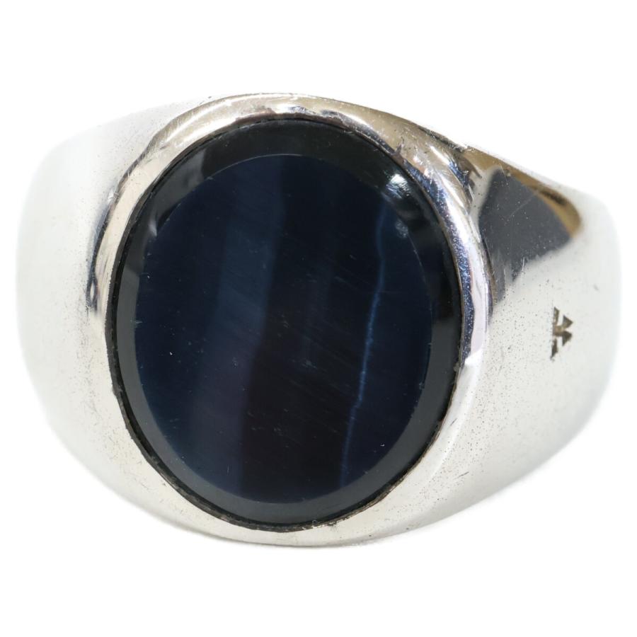 TOM WOOD（トムウッド） 925 Kay Ring Blue Hawk Eye ブルーホークアイ