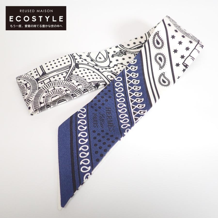 新品同様 HERMES エルメス H062978S 06 エプロン・ドール・バンダナ  