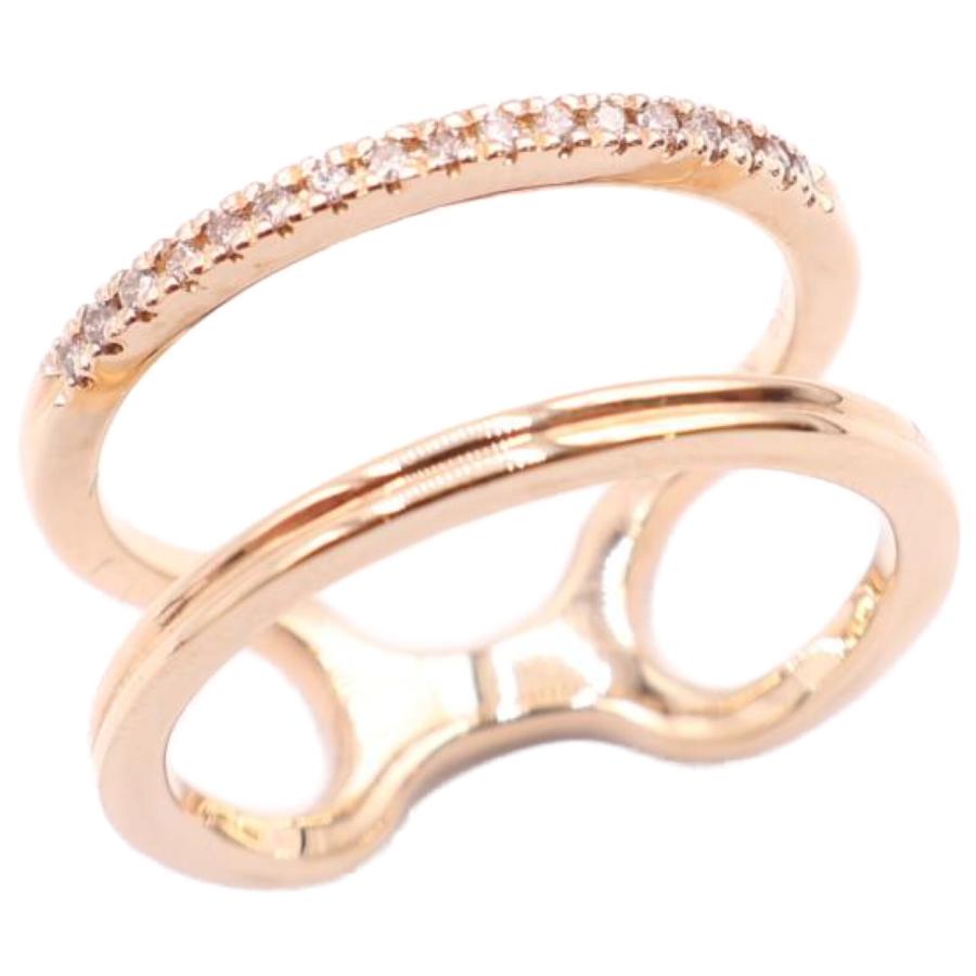 Hirotakaヒロタカ K10 0.08ct Beluga ダイヤモンド ダブルライン Hirotakaヒロタカ K10 0.08ct Beluga ダイヤモンド ダブルライン