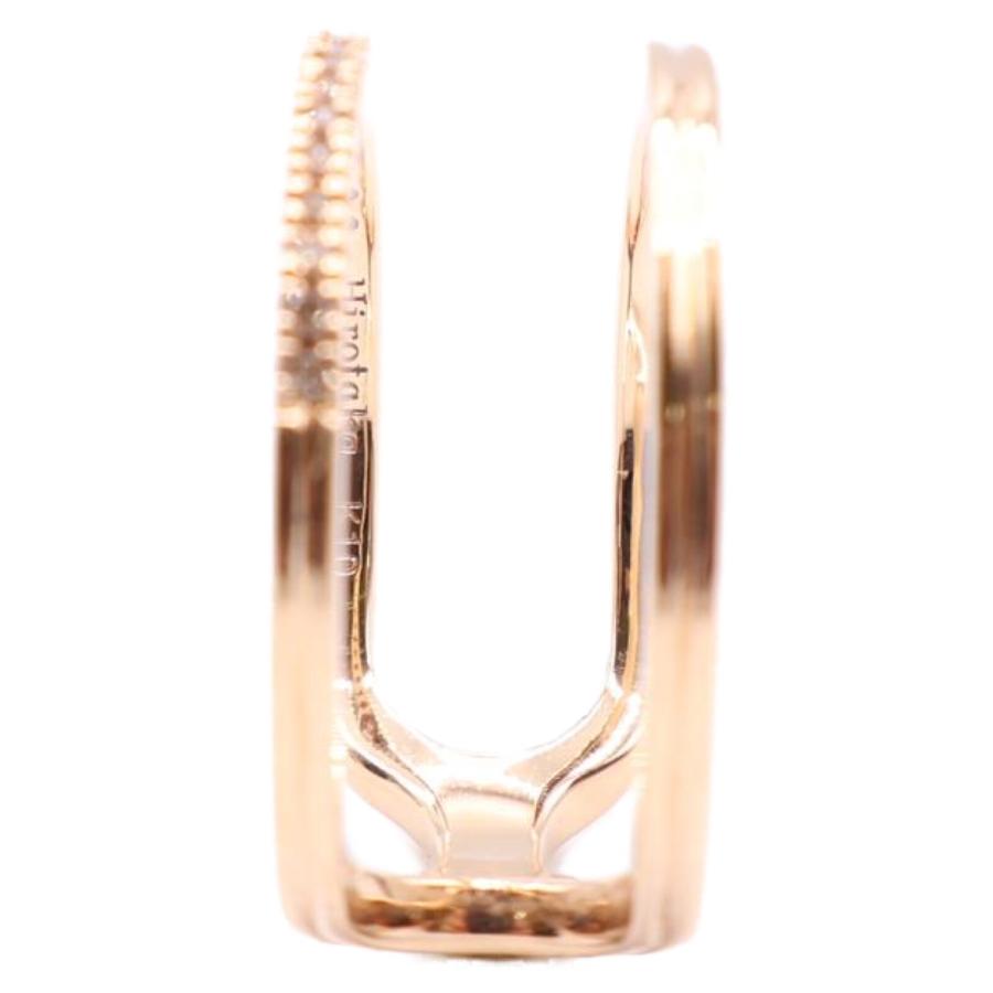 Hirotakaヒロタカ K10 0.08ct Beluga ダイヤモンド ダブルライン Hirotakaヒロタカ K10 0.08ct Beluga ダイヤモンド ダブルライン
