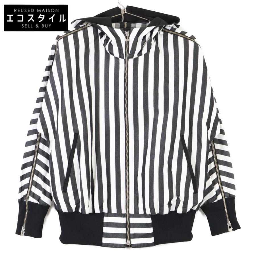 LIMI feu 美品/ LIMIfeu リミフゥ LV-J14-015 ストライプ ジップ 
