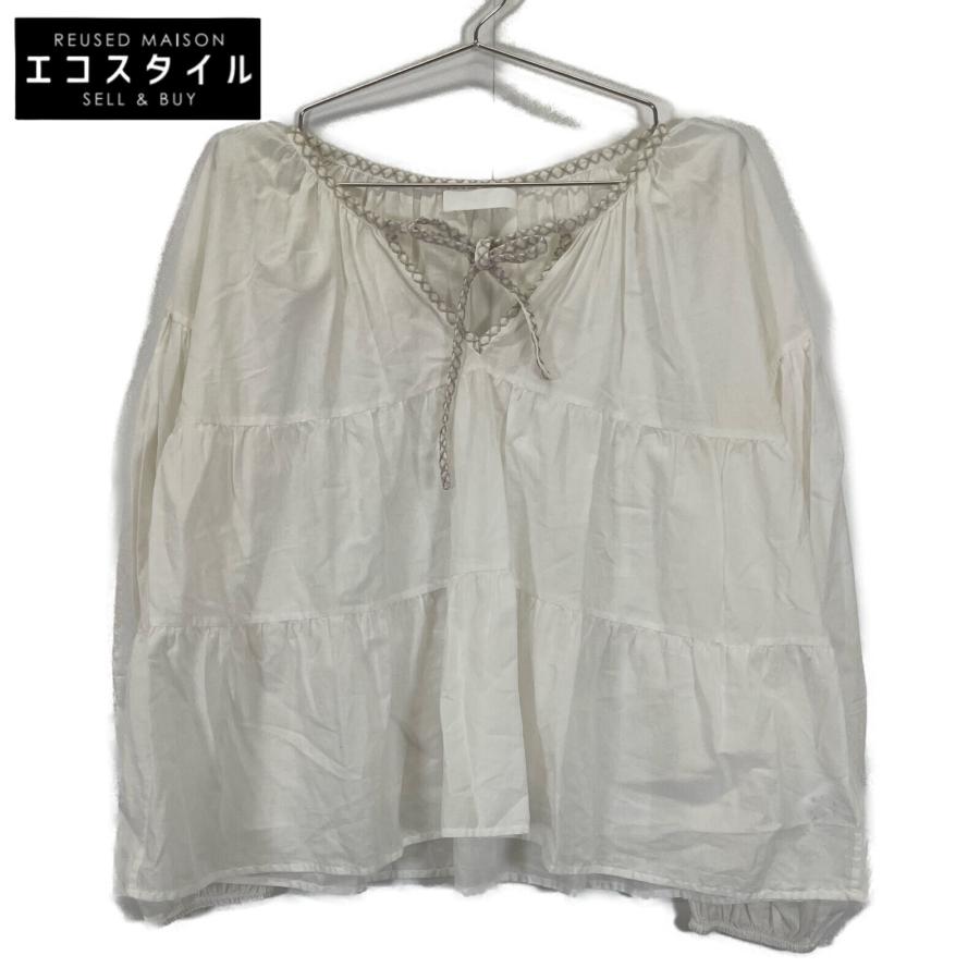 美品 MERLETTE マーレット 3510700112 THOLEN ティアードブラウス 