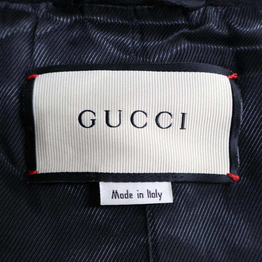GUCCI 美品/国内正規 グッチ 543385 ウール フーディ ロング GUCCI 美品/国内正規 グッチ 543385 ウール フーディ ロング