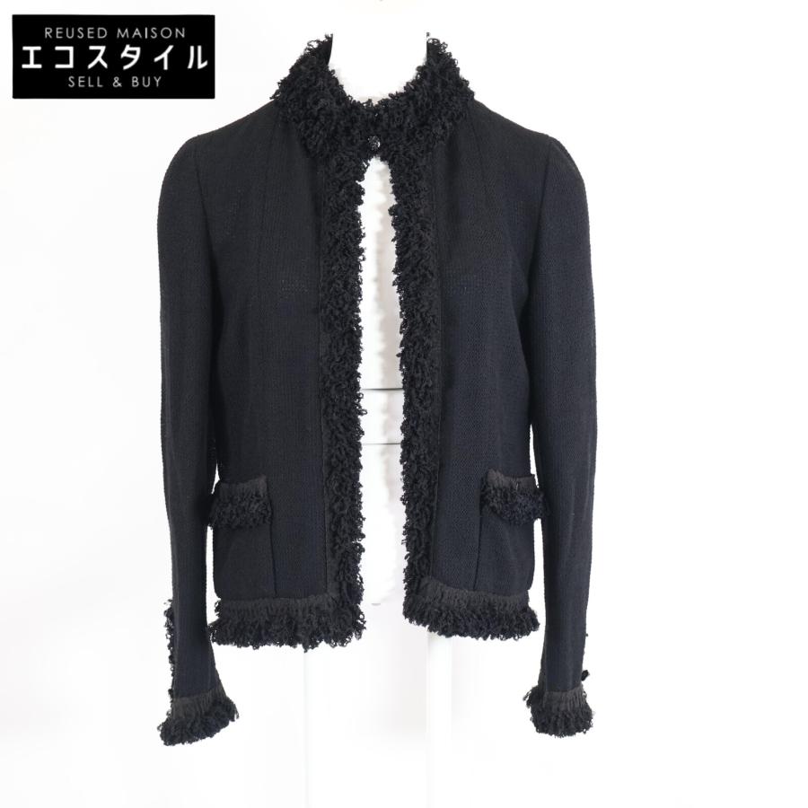 CHANEL 美品/国内正規 シャネル 03C P20474V11997 ストール付 カメリア 
