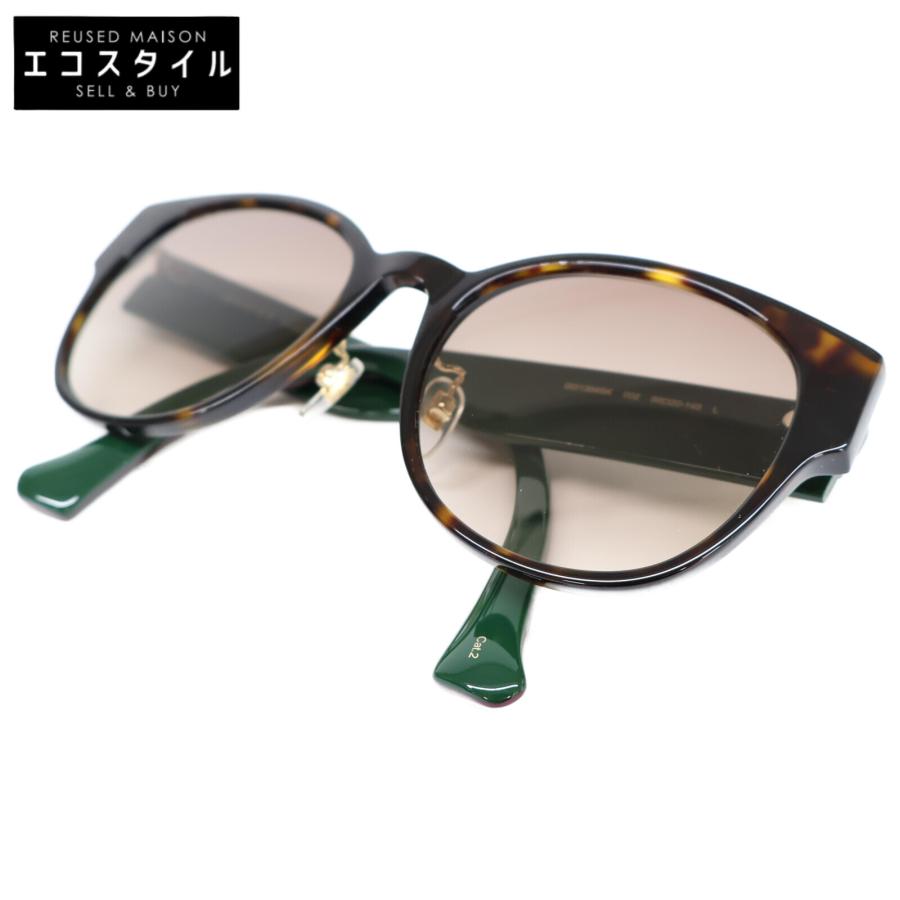 美品 GUCCI グッチ GG1304SK 002 ジオメトリック フレーム サングラス 