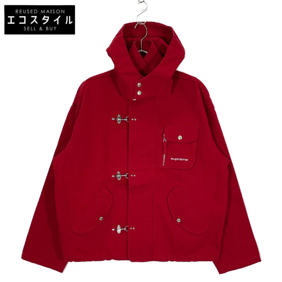 Supreme シュプリーム 23SS Canvas Clip Jacket 赤 キャンバス Supreme シュプリーム 23SS Canvas Clip Jacket 赤 キャンバス