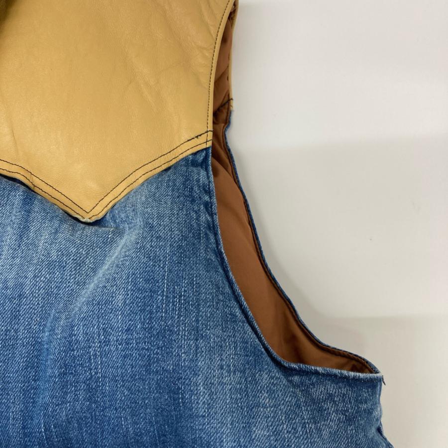 ロッキーマウンテン ダウンベスト 40 L レザー ブルー ビームス Rocky Mountain FeatherBed（ロッキーマウンテンフェザーベッド