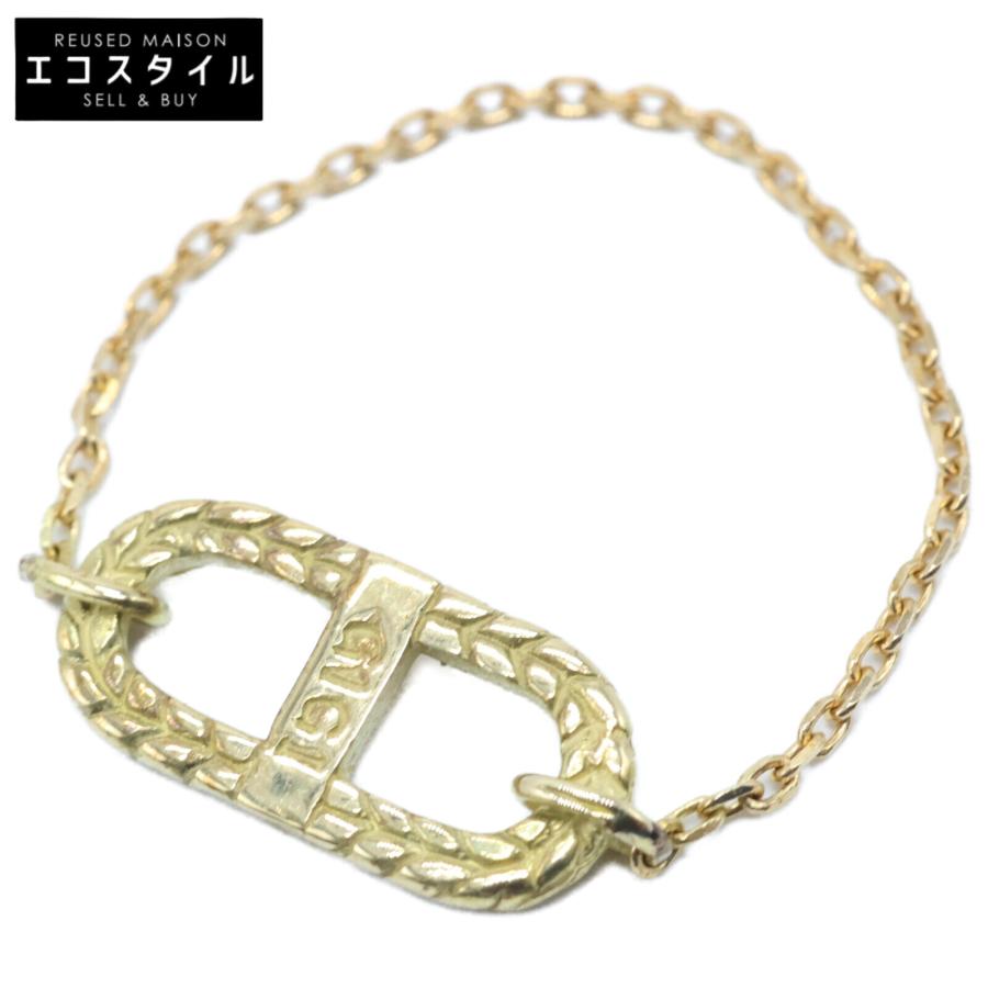 GIGI ジジ リング K18 Chain ring 日本製 ゴールド　18金 美品 GIGI ジジ K18 Cable chain ring ケーブル チェーン リング・指輪