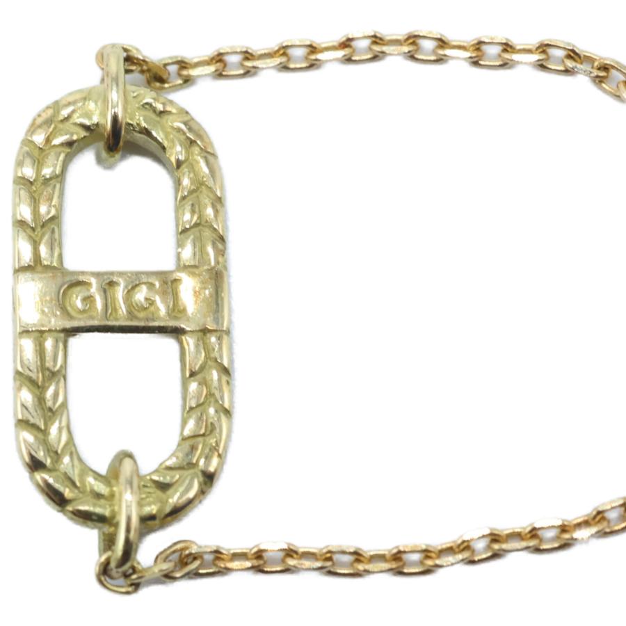 美品 GIGI ジジ K18 Cable chain ring ケーブル チェーン リング・指輪