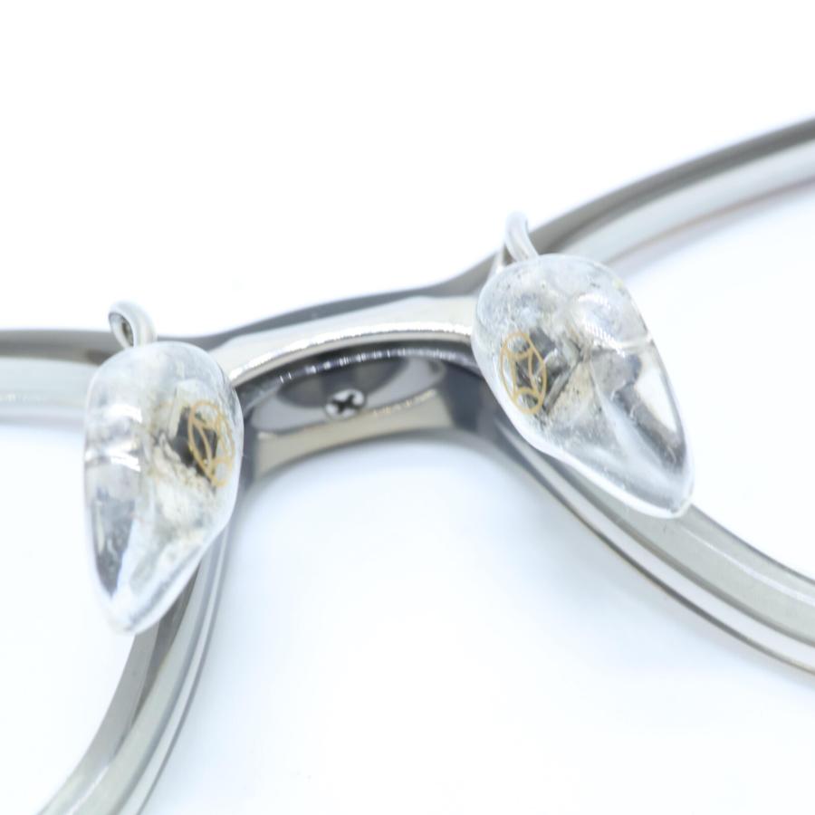 999.9（フォーナインズ） NP-726 度入りレンズ スクエア メガネ