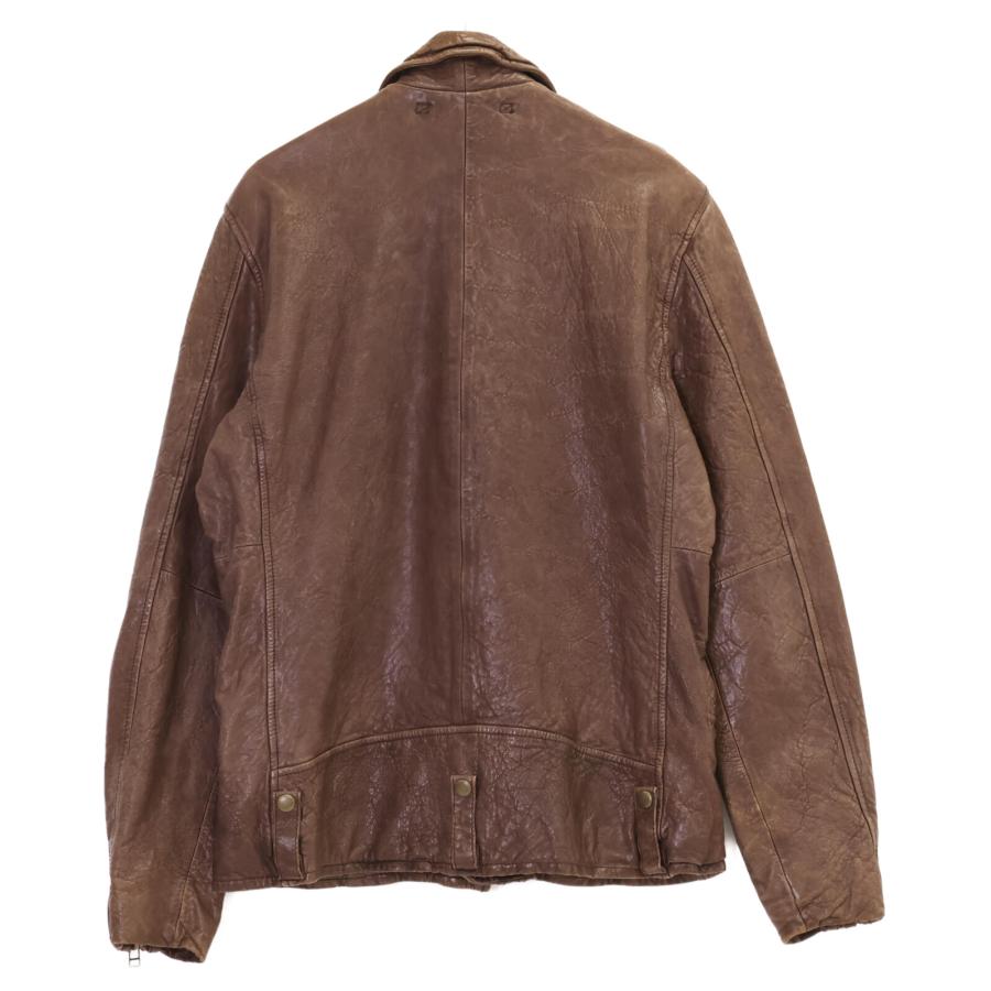 AVIREX（アヴィレックス） ブラウン 6151068 ラムスキン ウォッシュ