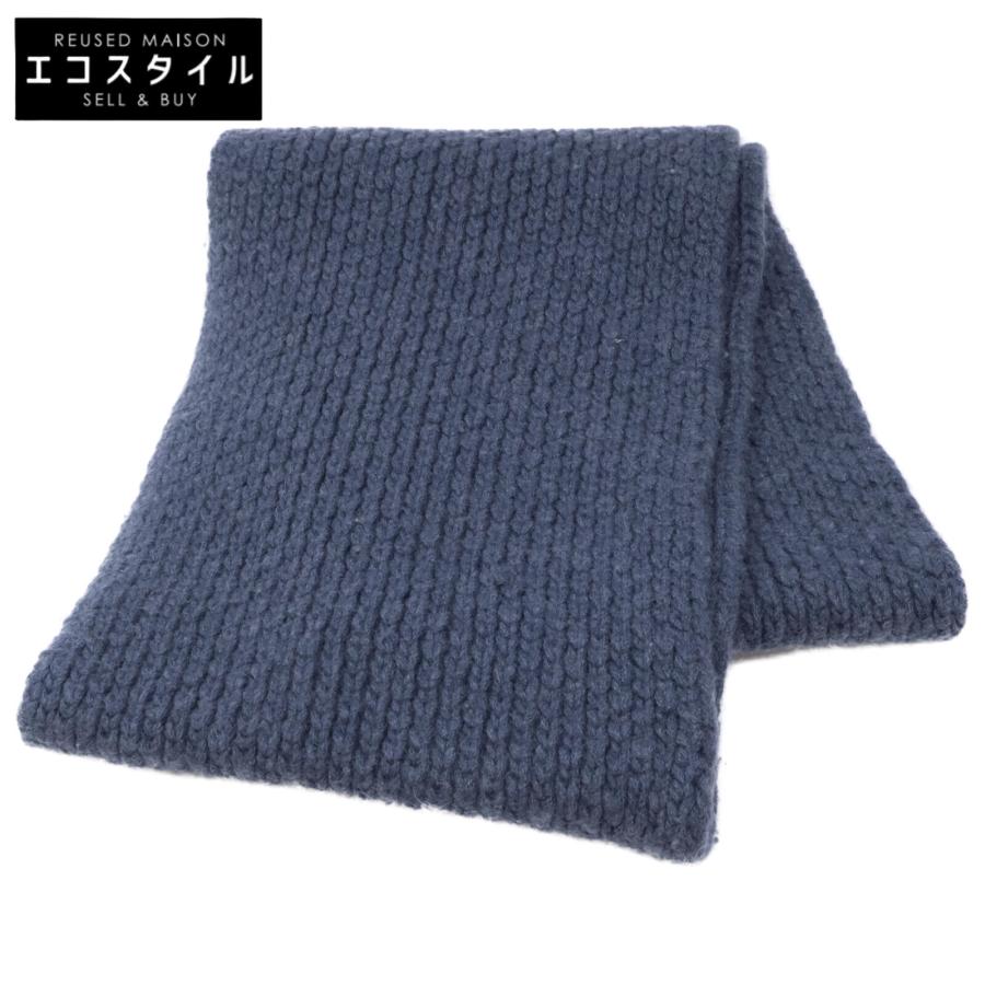 美品/ HERMES エルメス カシミヤ100% ニット ネックウォーマー 美品/ HERMES エルメス カシミヤ100% ニット ネックウォーマー