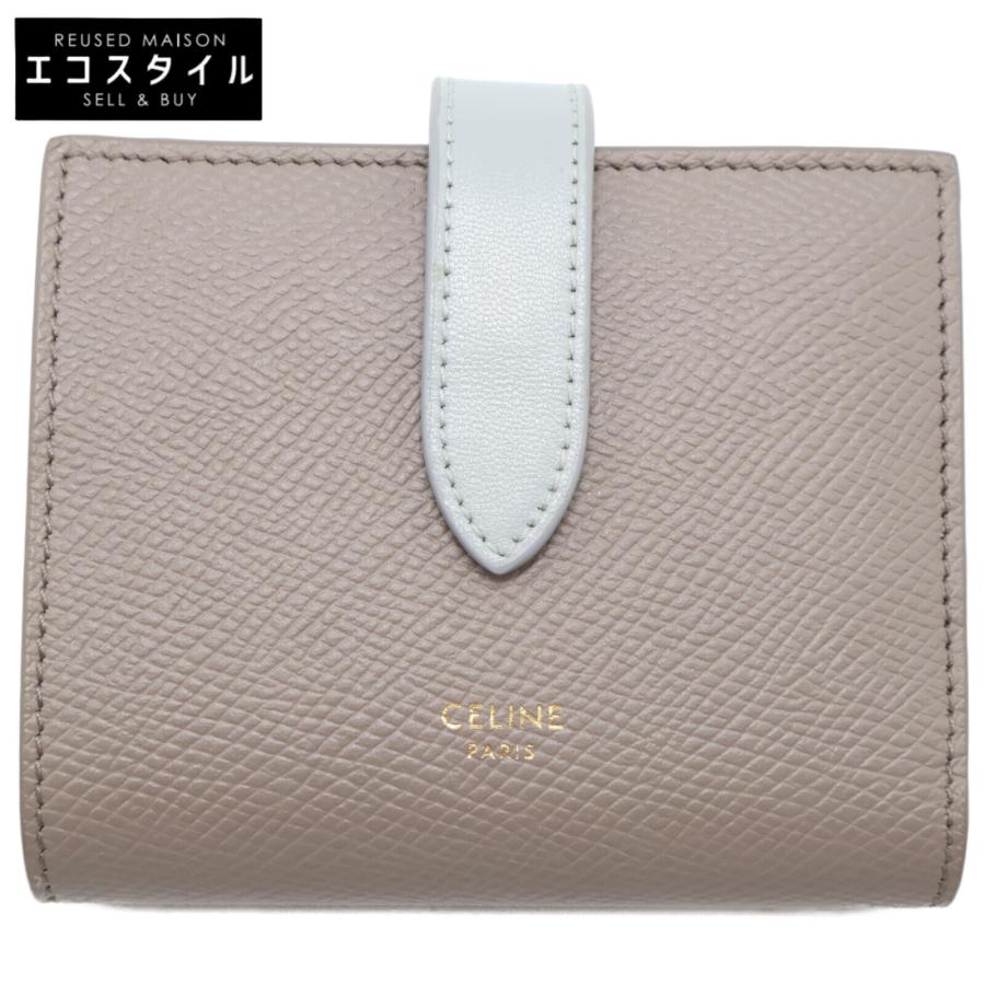 CELINE セリーヌ 23年 10H263BRU SMALL STRAP WALLET スモール  