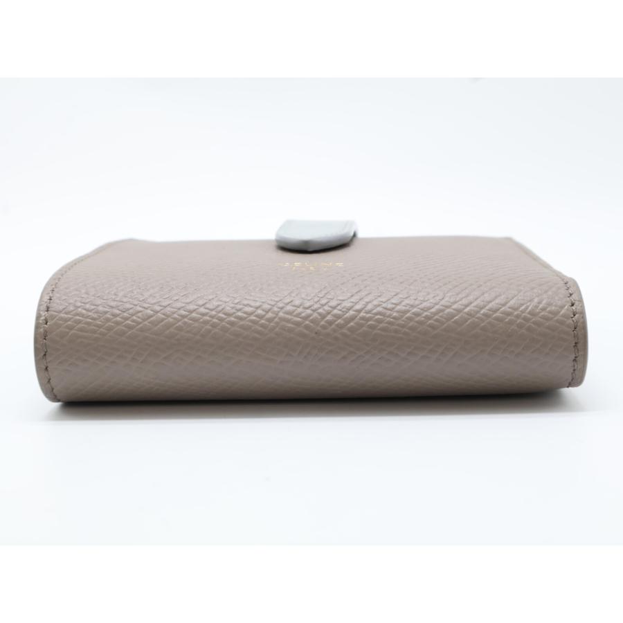 CELINE セリーヌ 23年 10H263BRU SMALL STRAP WALLET スモール  
