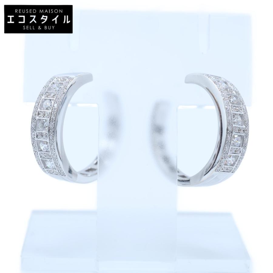 ダミアーニ 750WG ダイヤモンド　ピアス DAMIANI（ダミアーニ） 750WG ダイヤモンド ベルエポック ピアス