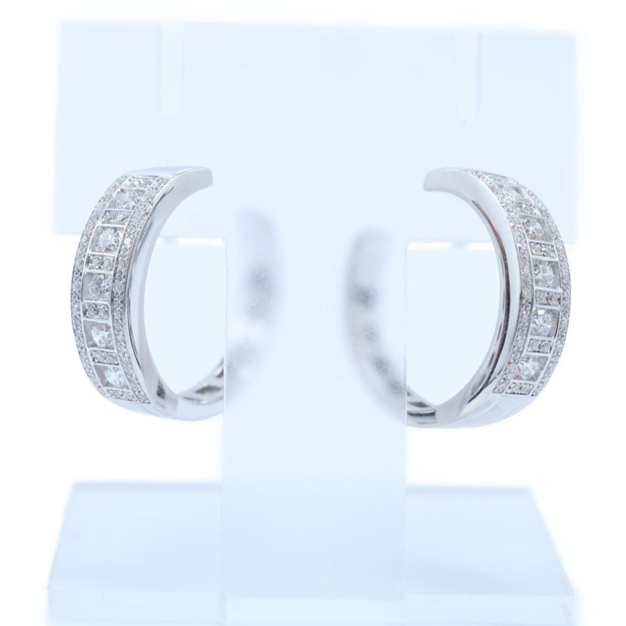 ダミアーニ 750WG ダイヤモンド　ピアス DAMIANI（ダミアーニ） 750WG ダイヤモンド ベルエポック ピアス