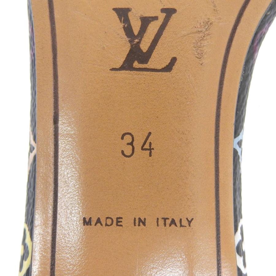 美品 LOUIS VUITTON ルイヴィトン モノグラム マルチカラー ミュール