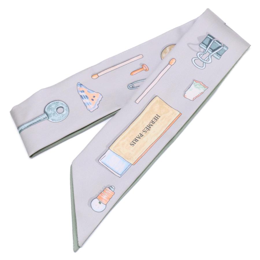新品同様 HERMES エルメス イン・ザ・ポケット シルク ツイリー 新品同様 HERMES エルメス イン・ザ・ポケット シルク ツイリー