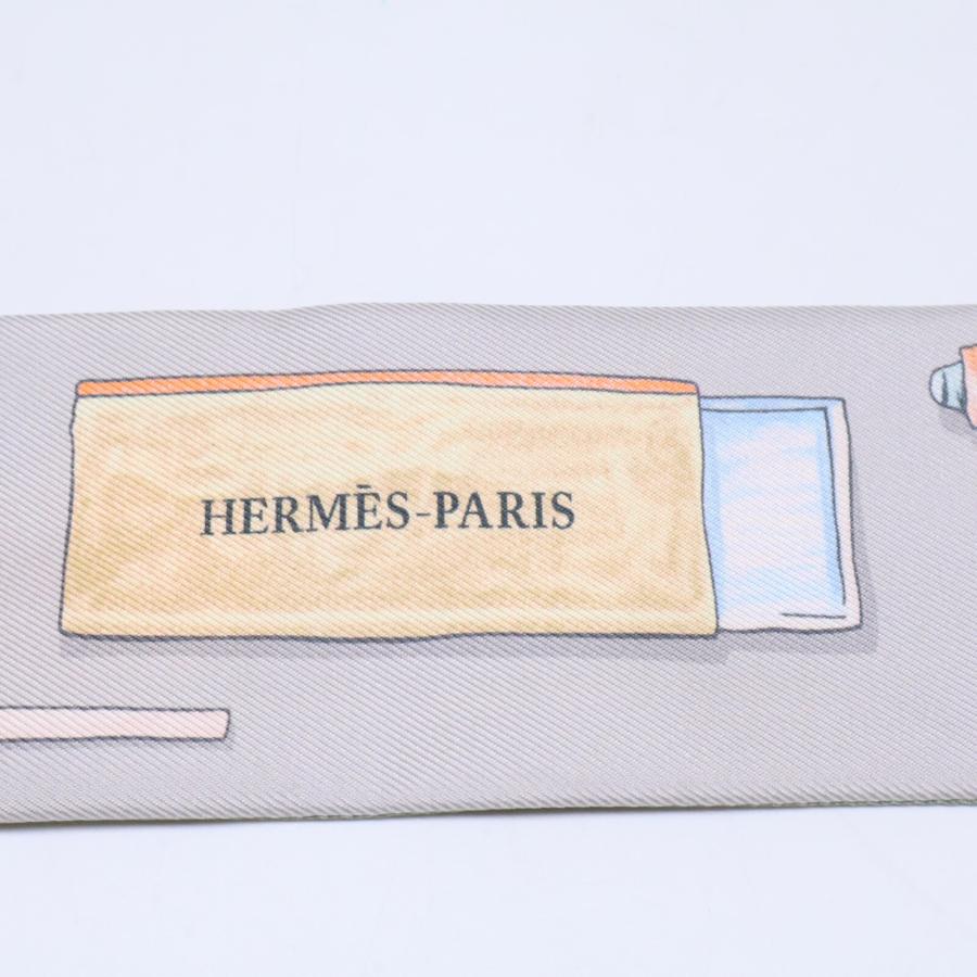 新品同様 HERMES エルメス イン・ザ・ポケット シルク ツイリー 新品同様 HERMES エルメス イン・ザ・ポケット シルク ツイリー