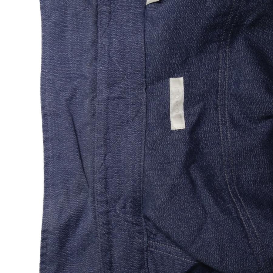 COMOLI コモリ 21AW ブルー U03-02005 ヨリ杢 ワークシャツ 2 トップス