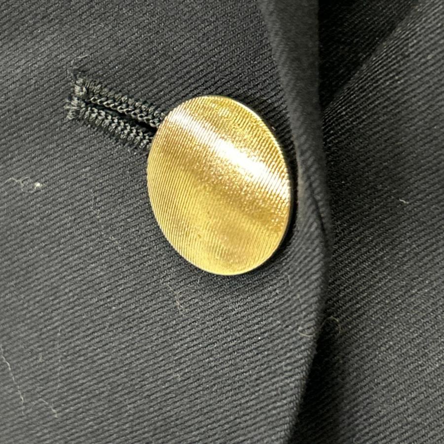 ノーリーズソフィー 24AW ネイビー ウール混ウォッシャブル 金ボタン