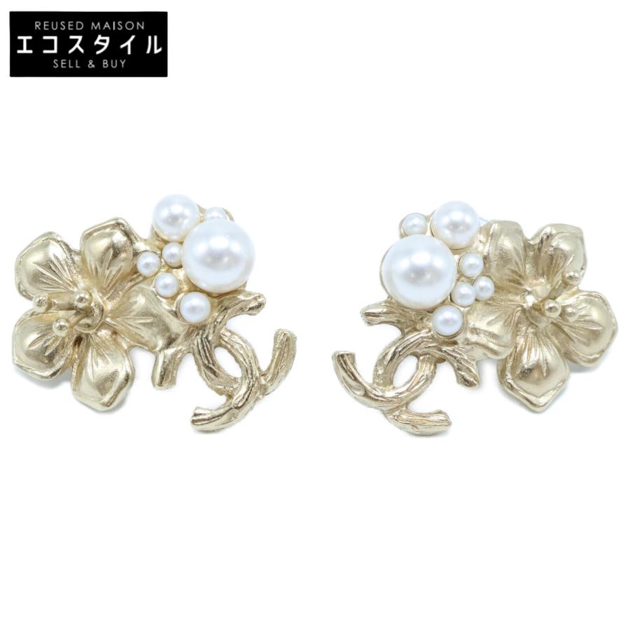 美品 CHANEL シャネル ピアス フラワー パール ココマーク CHANEL（シャネル） 美品 10P フラワー/ココマーク イミテーション